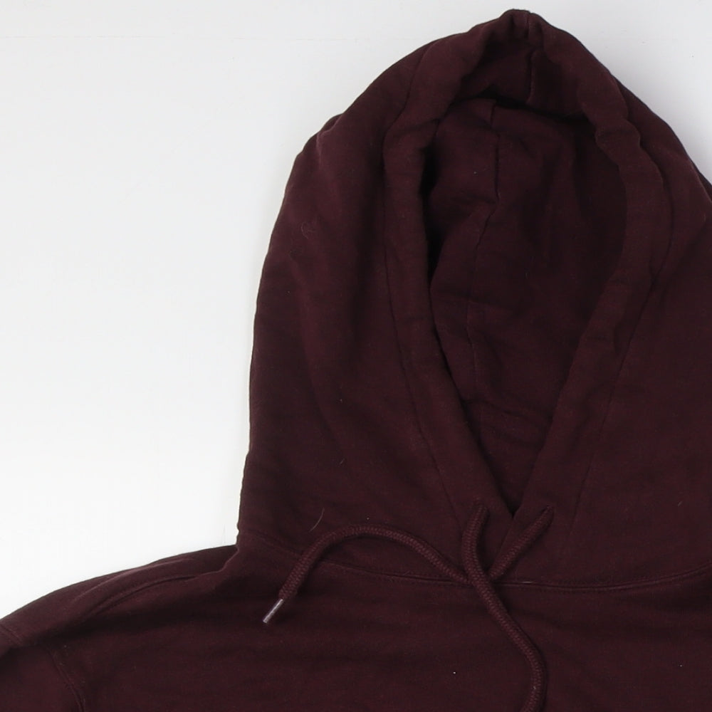 Mens UK Size S Divided by H&M Red Pullover Hoodie