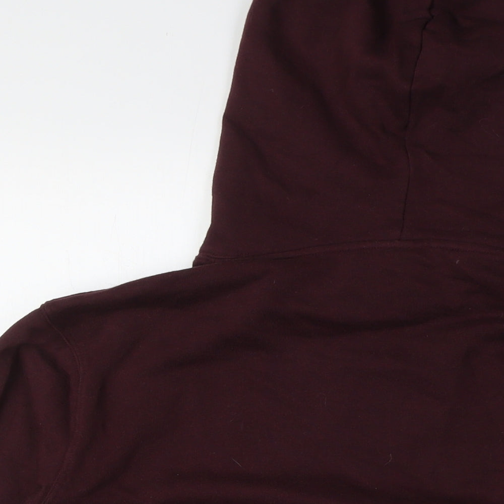 Mens UK Size S Divided by H&M Red Pullover Hoodie