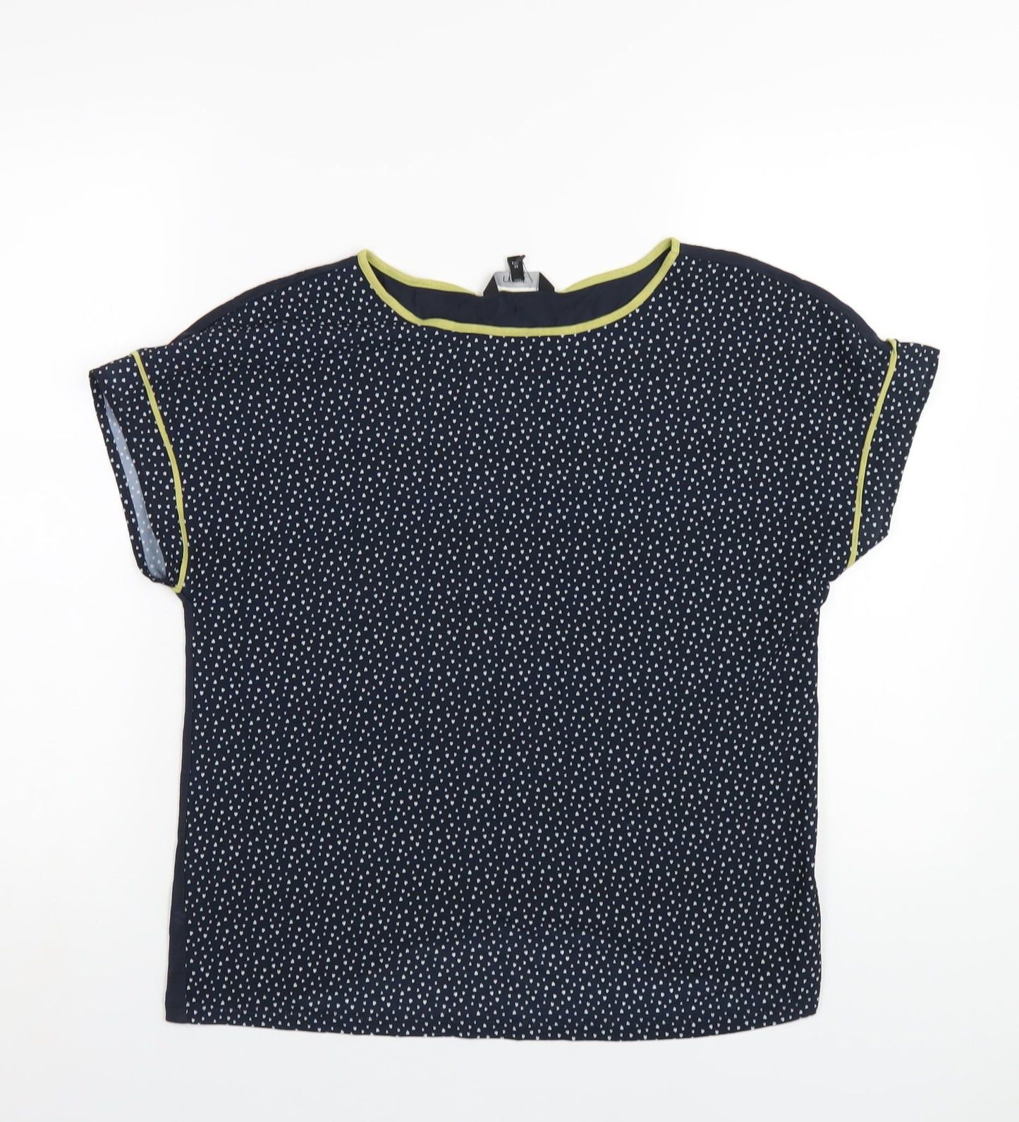 Womens UK Size 10 NEXT Blue Basic T-Shirt