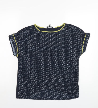 Womens UK Size 10 NEXT Blue Basic T-Shirt