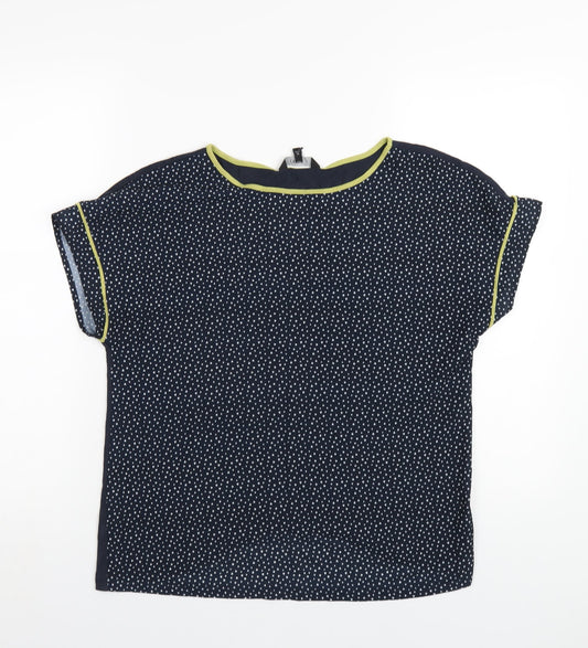Womens UK Size 10 NEXT Blue Basic T-Shirt