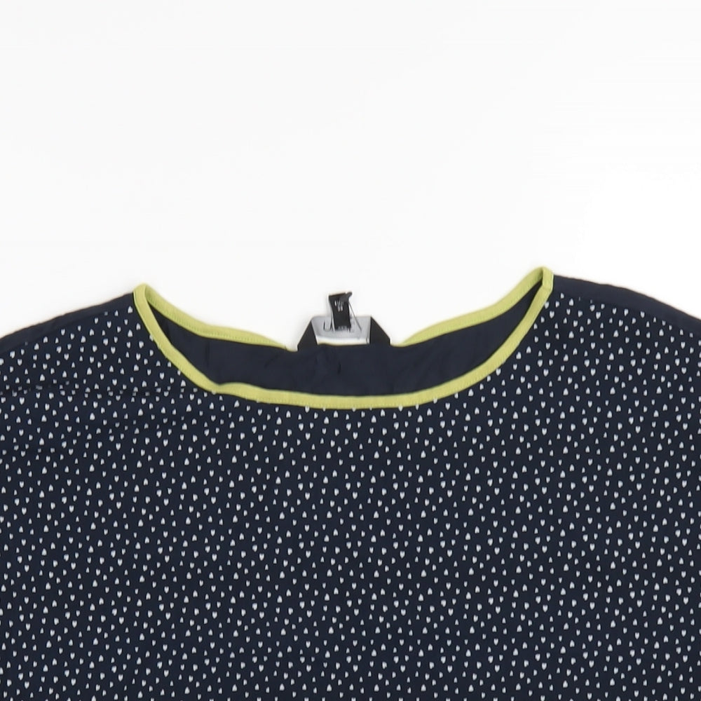 Womens UK Size 10 NEXT Blue Basic T-Shirt