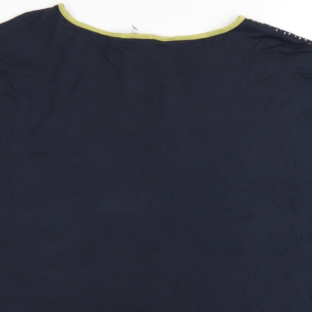 Womens UK Size 10 NEXT Blue Basic T-Shirt