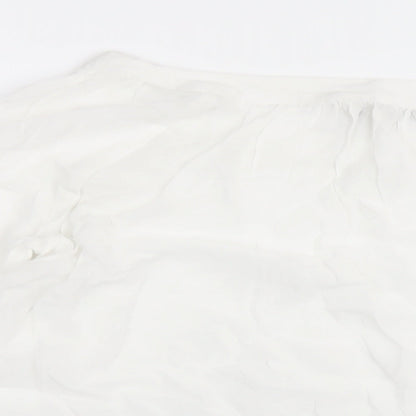 Womens UK Size 8 NEXT White Basic Blouse