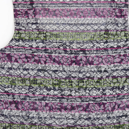 Womens UK Size 12 Per Una Multicoloured Basic Tank