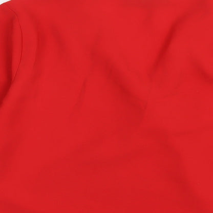 Womens UK Size 10 Wallis Red Basic Blouse