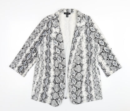 Womens UK Size 14 New Look Grey Jacket