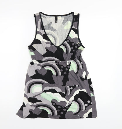 Womens UK Size 8 H&M Multicoloured Basic Tank