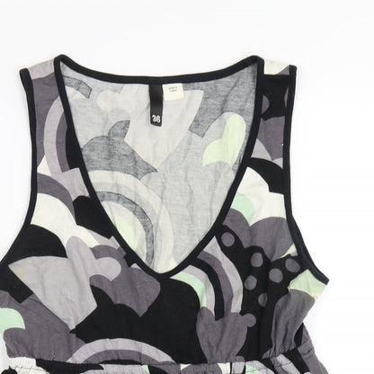 Womens UK Size 8 H&M Multicoloured Basic Tank