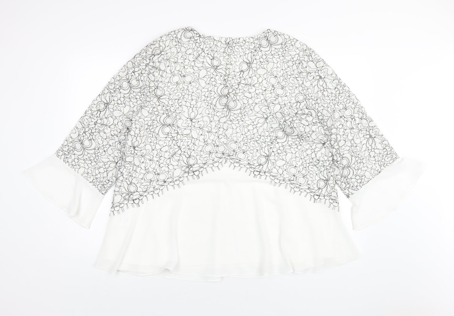 Womens UK Size 18 Together White Basic Blouse
