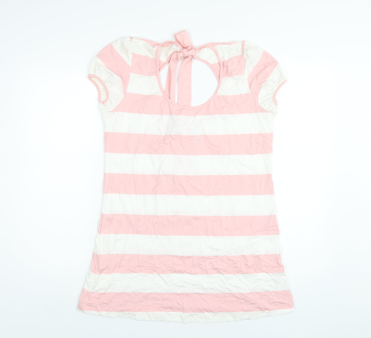 Womens UK Size 16 SAVIDA Pink Basic T-Shirt