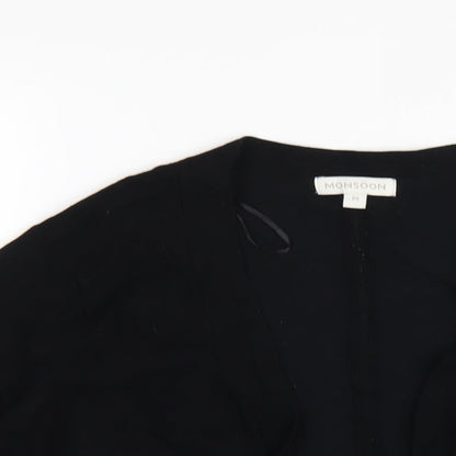 Womens UK Size M Monsoon Black Cardigan Jumper