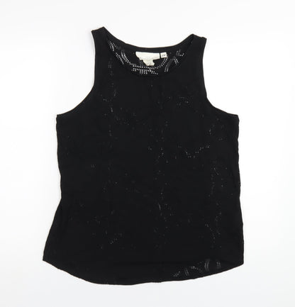 Womens UK Size M H&M Black Basic Tank