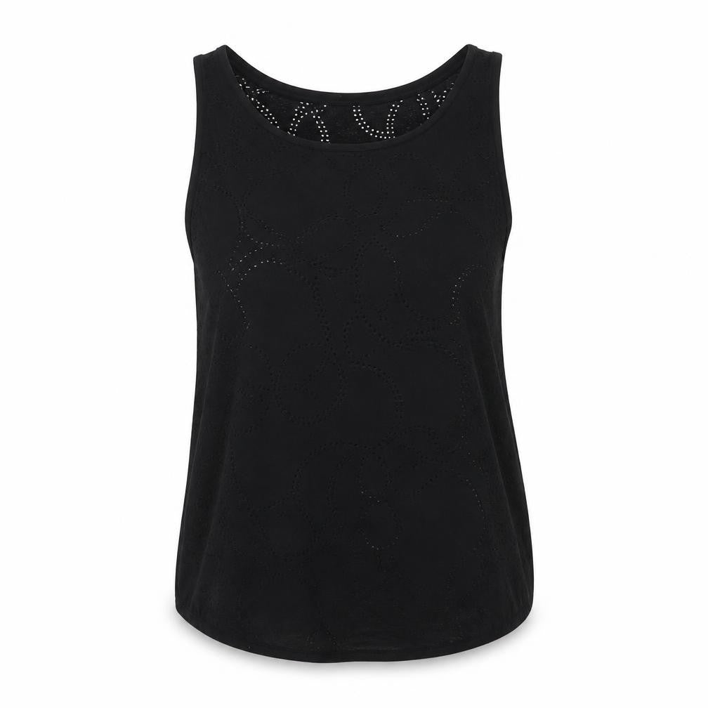 Womens UK Size M H&M Black Basic Tank