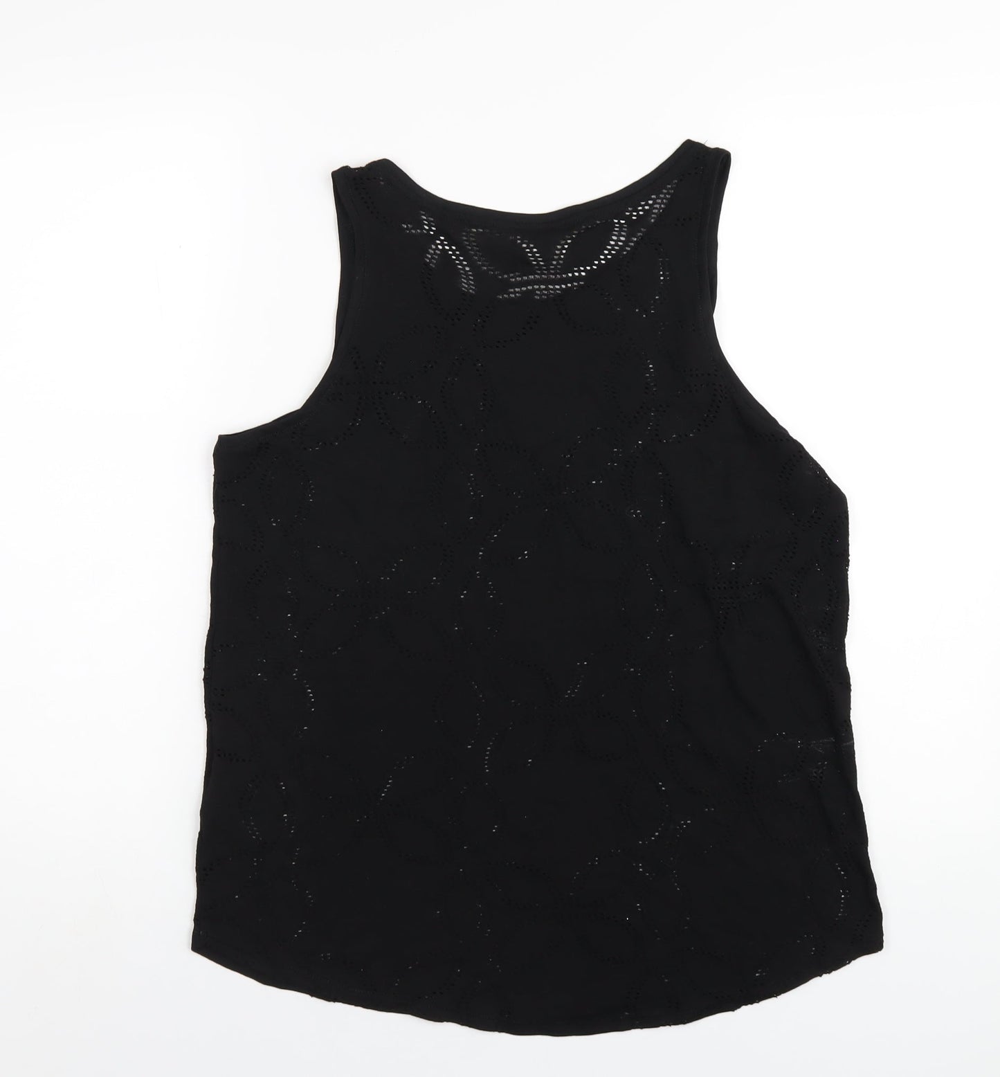 Womens UK Size M H&M Black Basic Tank