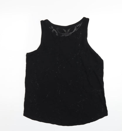Womens UK Size M H&M Black Basic Tank