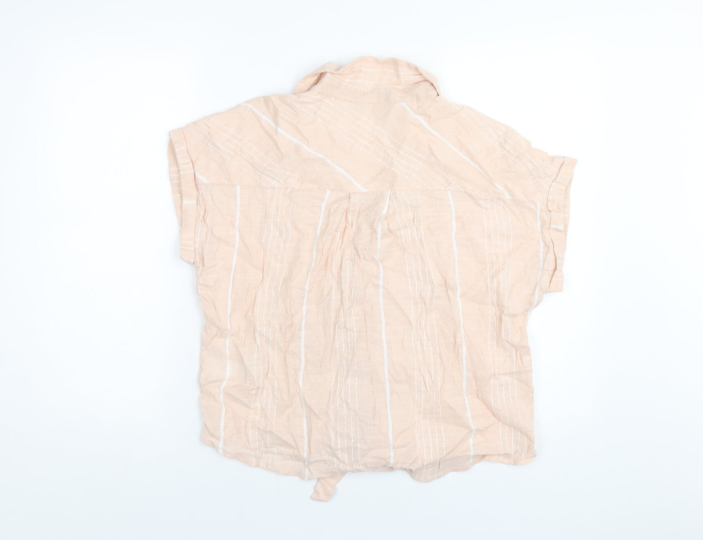 Womens UK Size 16 Dorothy Perkins Pink Basic Button-Up