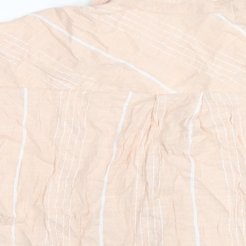 Womens UK Size 16 Dorothy Perkins Pink Basic Button-Up