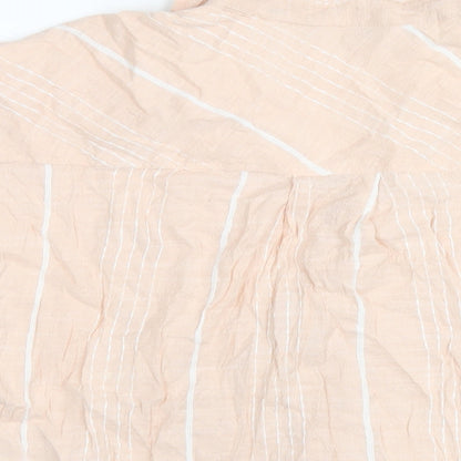Womens UK Size 16 Dorothy Perkins Pink Basic Button-Up