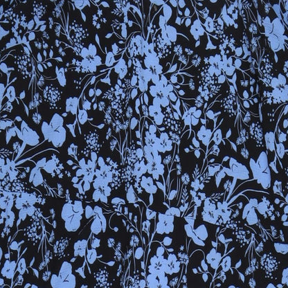 New Look Womens Blue Geometric Polyester A-Line Size 18 Round Neck Button