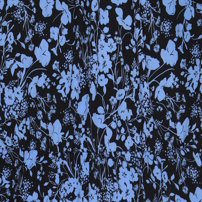 New Look Womens Blue Geometric Polyester A-Line Size 18 Round Neck Button