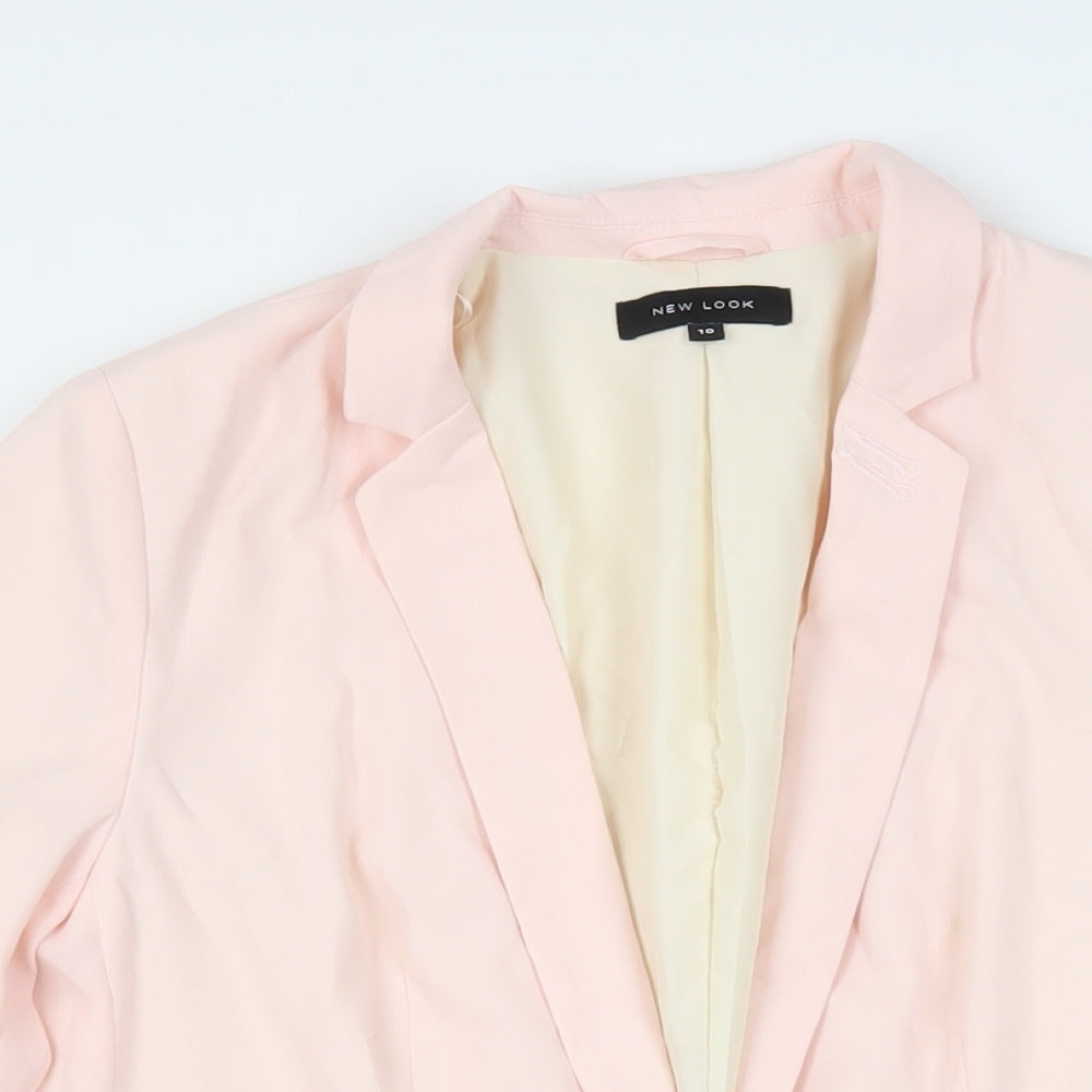 Womens UK Size 10 New Look Pink Jacket