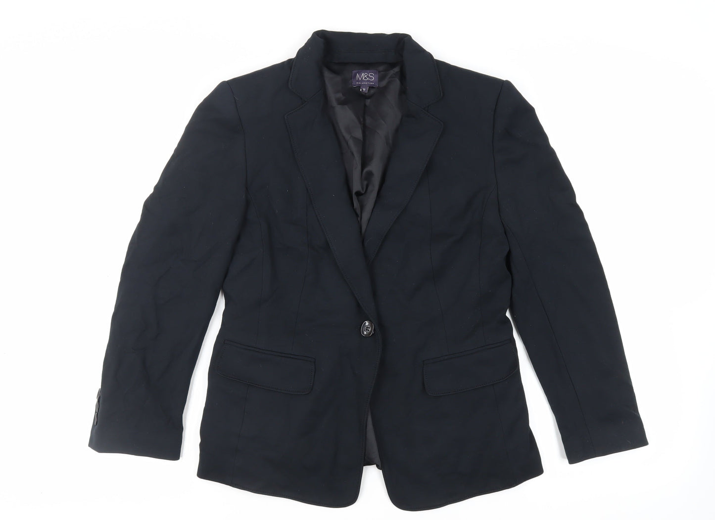 Womens UK Size 12 Marks and Spencer Black Jacket