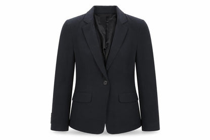 Marks & Spencer Womens Black Jacket Blazer Size 12 Button