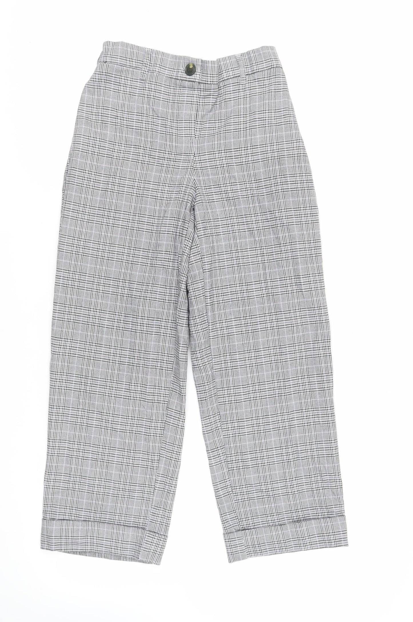 Womens UK Size 8 NEXT Regular Fit  Grey Trousers