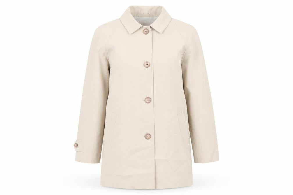 Lady Line London Womens Beige Jacket Size 10 Button