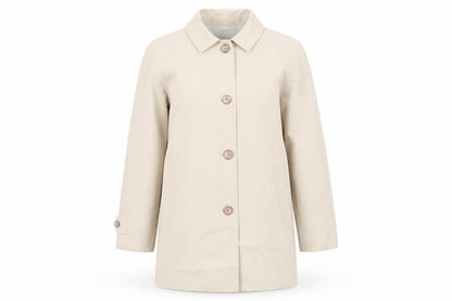Lady Line London Womens Beige Jacket Size 10 Button