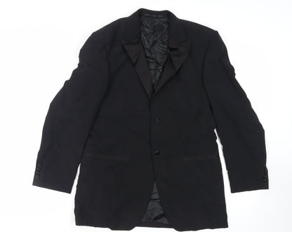 Mens UK Size 38 Cecil Gee Regular Black Suit Jacket