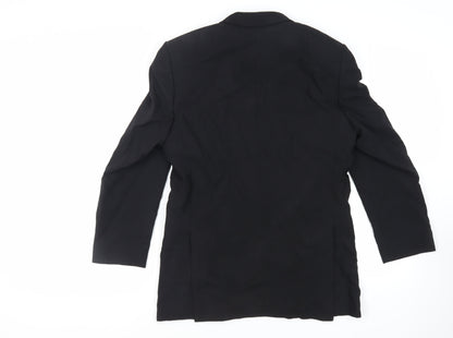 Mens UK Size 38 Cecil Gee Regular Black Suit Jacket