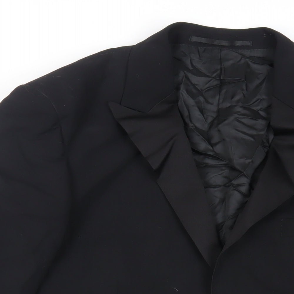 Mens UK Size 38 Cecil Gee Regular Black Suit Jacket