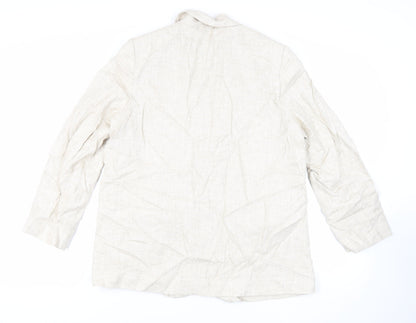 Womens UK Size 16 Marks and Spencer Beige Jacket