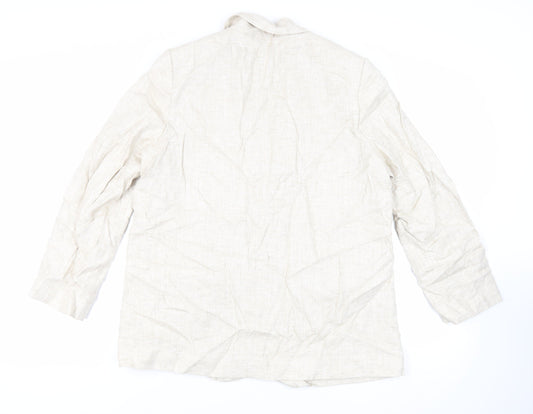 Womens UK Size 16 Marks and Spencer Beige Jacket
