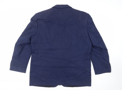 Mens UK Size 44 BHS Regular Blue Suit Jacket