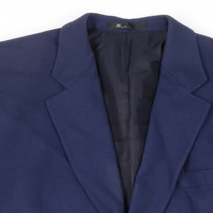 Mens UK Size 44 BHS Regular Blue Suit Jacket