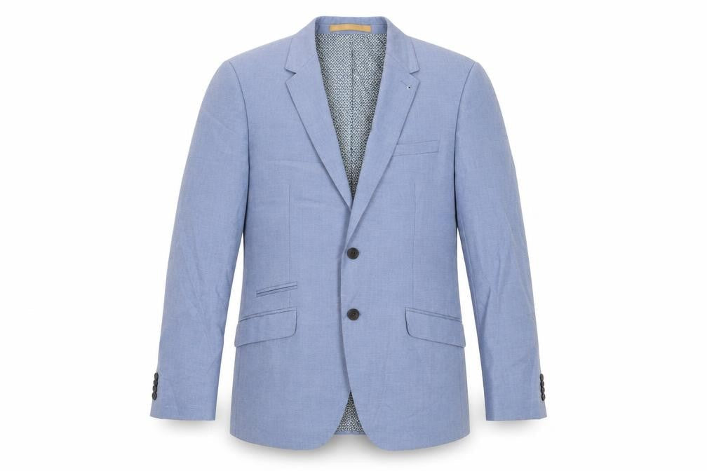 Mens UK Size 40 Burton Regular Blue Suit Jacket