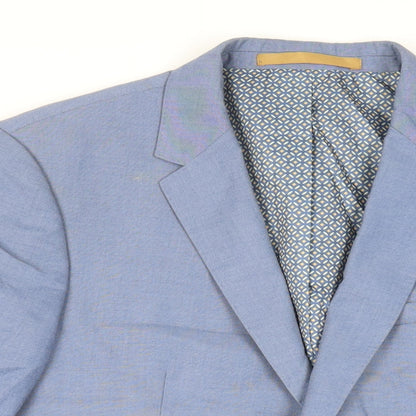 Mens UK Size 40 Burton Regular Blue Suit Jacket