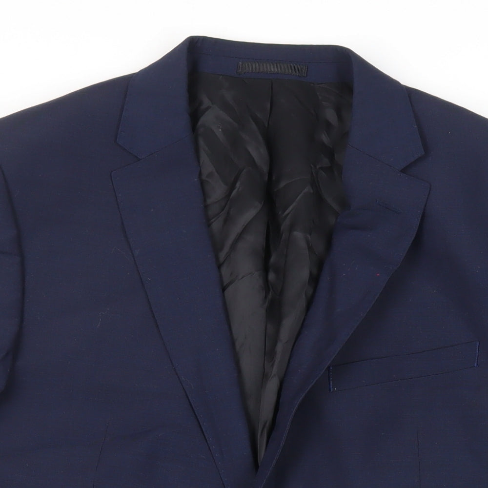Mens UK Size 40 John Lewis Regular Blue Suit Jacket