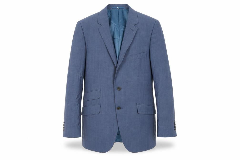 Mens UK Size 42 Marks and Spencer Regular Blue Suit Jacket