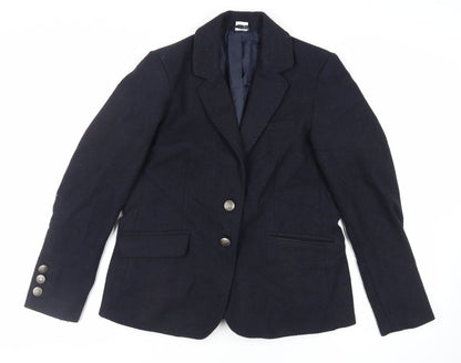 Womens UK Size 14 Cotton Traders Blue Jacket