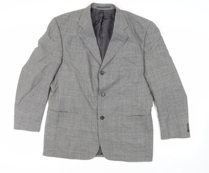 Mens UK Size 42 Burton Regular Grey Suit Jacket