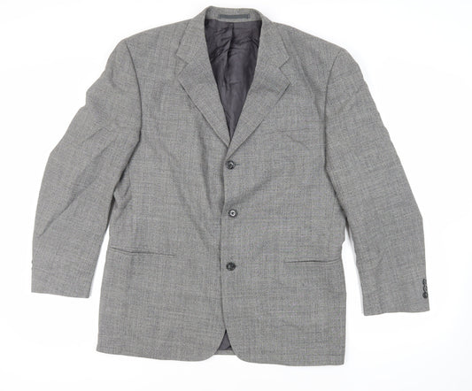 Mens UK Size 42 Burton Regular Grey Suit Jacket