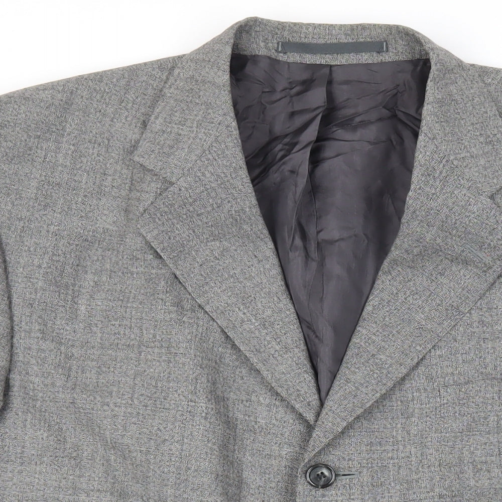 Mens UK Size 42 Burton Regular Grey Suit Jacket
