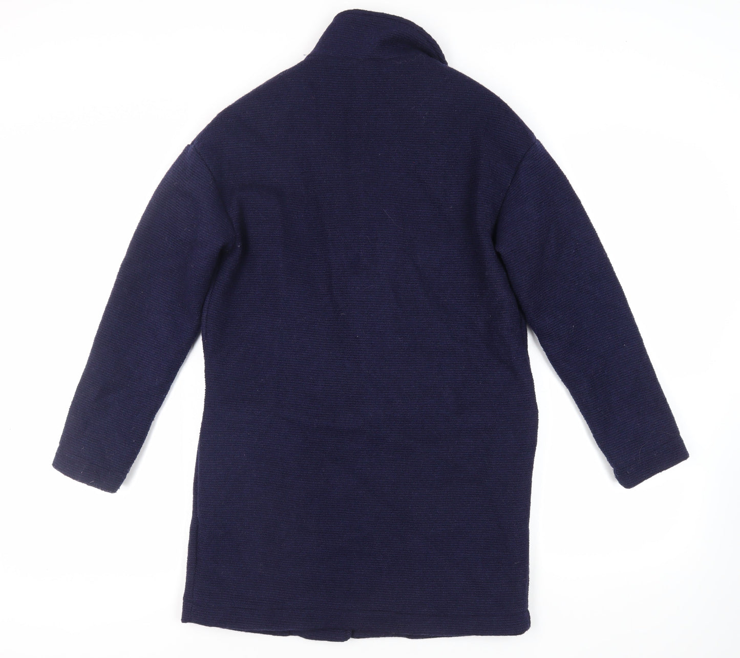 Womens UK Size 8 Per Una Blue Overcoat