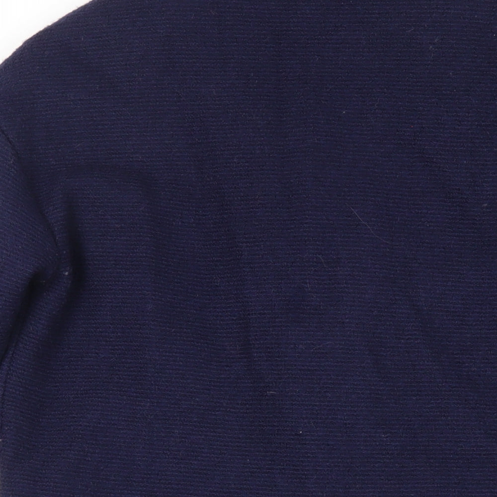 Womens UK Size 8 Per Una Blue Overcoat