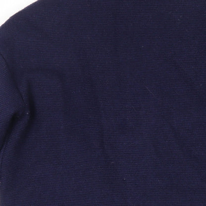 Womens UK Size 8 Per Una Blue Overcoat