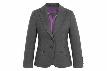 Next Womens Black Geometric Jacket Blazer Size 6 Button